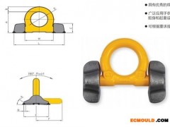 焊接吊耳厂商在天津|d型环O型耳哪个耐用(图)|焊接吊耳承重31.5吨