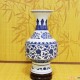 景德镇青花瓷礼品摆件 客厅花插瓷器工艺品 仿古青花陶瓷中号花