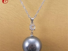 韩国时尚配饰 贝壳珍珠锁骨链女 水滴珍珠项链