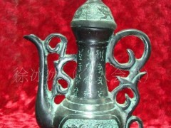仿古青铜器工艺品酒壶礼品金属工艺品装饰品，直销，1200