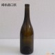 批发定制高质量 玻璃瓶 750ML红酒瓶 空瓶子葡萄酒瓶 送木塞胶套 褐色直口款