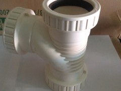 PVC管材管件消音三通PVC管消音螺旋配件 消音排水管配件厂家直销，量大从优