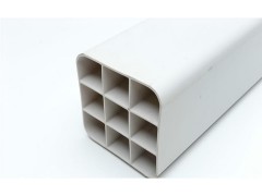 齐发 高品质PVC格栅管 九孔格栅管 规格全 齐发塑料厂