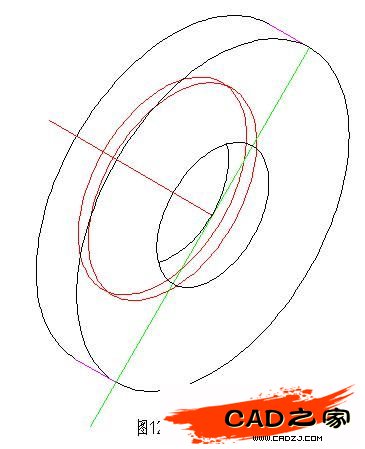 AutoCAD二维教程：细说机械零件轴测图的画法_中国教程网