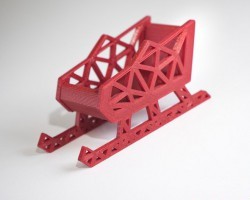 雪橇车stl文件下载(3D打印模型)
