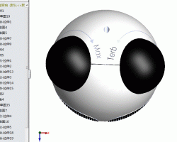 熊猫音响 （SolidWorks设计，Sldprt/stl格式）