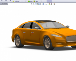 捷豹车模 （SolidWorks/ProE设计，step/Sldprt格式）