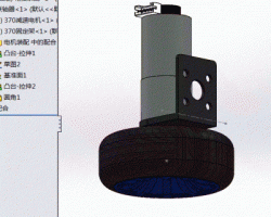 双轮自平衡小车模型 （SolidWorks设计，Sldprt/Sldasm格式）