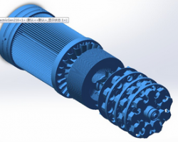 helioeo太阳风轮机内部结构 （SolidWorks设计，iges(igs)格式）