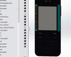 solidworks 诺基亚5310手机 （SolidWorks设计，Sldprt格式）