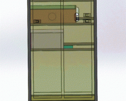 工控机柜机箱 （SolidWorks设计，Sldprt/Sldasm格式）
