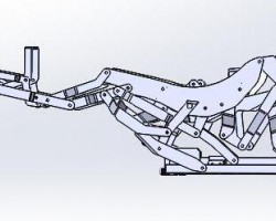 功能沙发椅子 （SolidWorks设计，x_t格式）
