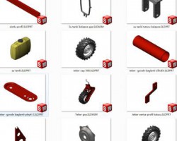 农业播种收割机 （SolidWorks设计，Sldprt/Sldasm格式）