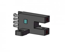 欧姆龙光电传感器-EE-SX672 （SolidWorks设计，Sldprt格式）