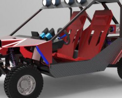 电动农夫越野车 （SolidWorks设计，Sldprt/Sldasm格式）