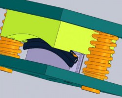 汽车前门外包边模 （SolidWorks设计，step(stp)格式）