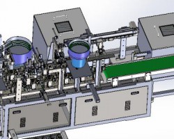全自动马达组装生产线（完整复杂大型非标设备） （SolidWorks设计，step(stp)/Sldprt/Sldasm格式）
