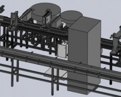 自动生产线 （SolidWorks设计，step(stp)格式）