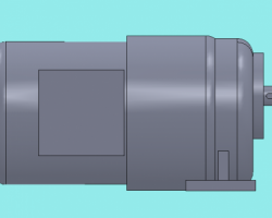 CPG卧式三相200W （SolidWorks设计，iges(igs)格式）