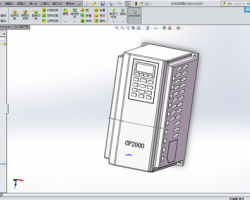 台达变频器 VFD075CP43B-21 （SolidWorks设计，Sldprt格式）