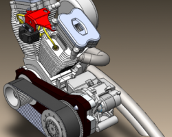 FXR 发动机 （SolidWorks设计，Sldprt/Sldasm格式）