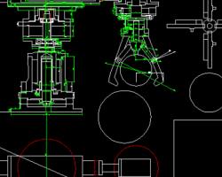 四自由度抓球机械手 CAD图纸（AutoCAD.Mechanical/AutoCAD.Electrical设计，dwg格式）