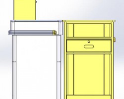 超市系列设备--收银台4 （SolidWorks设计，Sldprt/Sldasm格式）