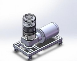 生物质秸秆平模造粒机(直角型）（SolidWorks设计，Sldprt/Sldasm格式） （SolidWorks设计，Sldprt/Sldasm格式）