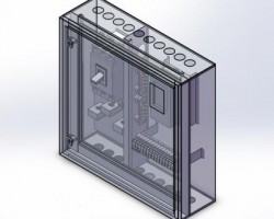 760x765x220配电箱(认证) 3D（SolidWorks设计，Sldprt/Sldasm格式）