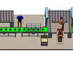 电热壶检测生产线方案 （SolidWorks设计，step(stp)格式）