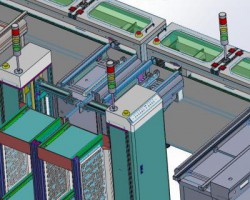 电子产品自动化生产流水线设备总体图 （SolidWorks设计，Sldprt/Sldasm/dwg格式）