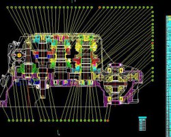 长城H2/H6 手动6速变速箱总成装配图 CAD图纸（AutoCAD-ZWCAD/AutoCAD.Mechanical设计，dwg格式）