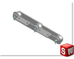 链板输送机 （SolidWorks设计，step(stp)格式）