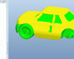 3D打印小汽车 （ProE设计，easm/stl格式）