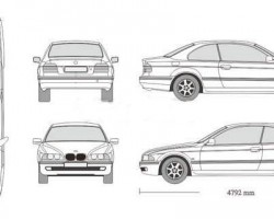 coreldraw史上最完成的汽车三视图矢量图 （其他设计，其他格式）