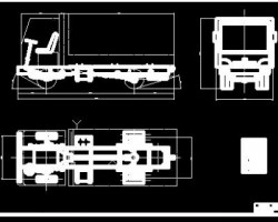 货车总体设计课程设计 含cad图 CAD图纸（AutoCAD-ZWCAD设计，dwg格式）