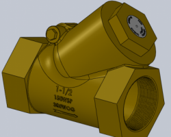 Y型过滤器2 （SolidWorks设计，Sldprt格式）