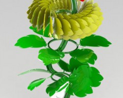 花草 植物 花瓶 人物 动物三维建模 （SolidWorks/UG(NX)设计，step(stp)/iges(igs)/Prt/Sldasm/x_t格式）