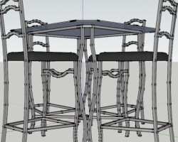 一套英国风家具 （SketchUp设计，skp格式）