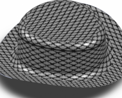 草帽 （SolidWorks设计，step/iges/Sldprt/x_t格式）