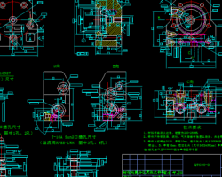 液压马达 CAD图纸（AutoCAD.Mechanical设计，dwg格式）