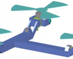 一款三轴飞行器CAD三维模型 （AutoCAD.Mechanical设计，dwg格式）