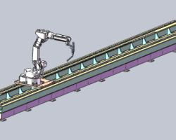 机器人导轨 （SolidWorks设计，Sldprt/Sldasm格式）