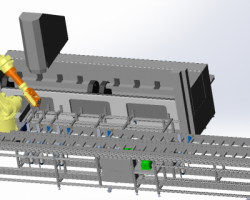 钻铣床自动化方案（SolidWorks设计，step格式）