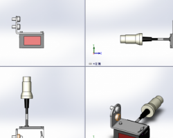 条形码阅读器（SolidWorks设计，Sldprt/Sldasm格式）