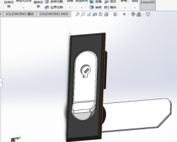 机柜门锁（SolidWorks设计，Sldprt/Sldasm格式）