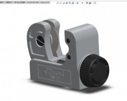 迷你管子割刀机（SolidWorks设计，step/Sldprt/Sldasm格式）