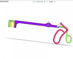 手持加长剪刀（SolidWorks设计，Sldprt/Sldasm格式）