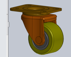 万向轮（SolidWorks设计，Sldprt格式）