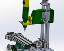 CNC钻床（SolidWorks设计，Sldprt/Sldasm格式）